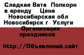 Сладкая Вата, Попкорн в аренду. › Цена ­ 1 500 - Новосибирская обл., Новосибирск г. Услуги » Организация праздников   